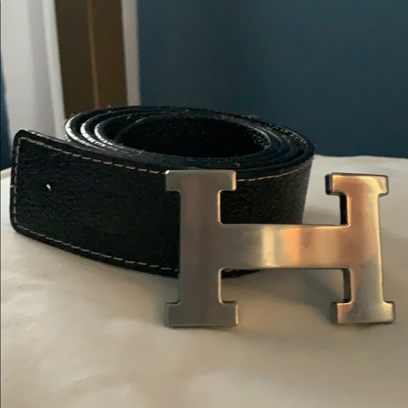 Authentic Hermès H Belt Buckle
